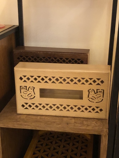 [ELN03140] Folk Bird Tissue Box