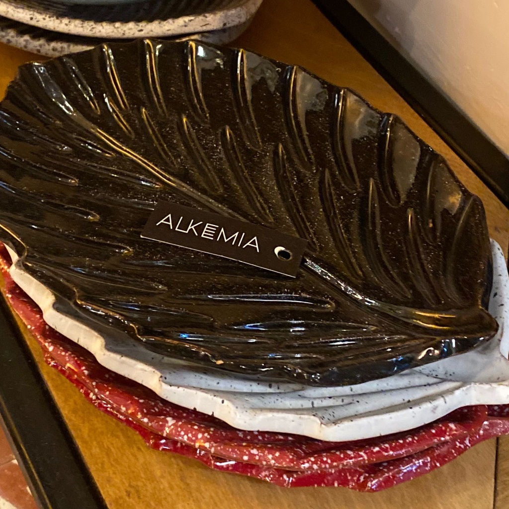 Leaves Plate Pottery