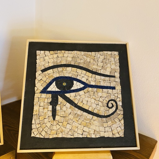 [AMO03018] Eye of hours  with Cement (FRAMED)