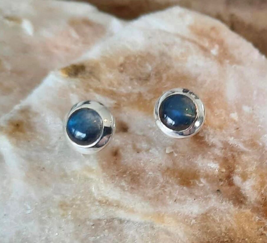Labradorite Studs