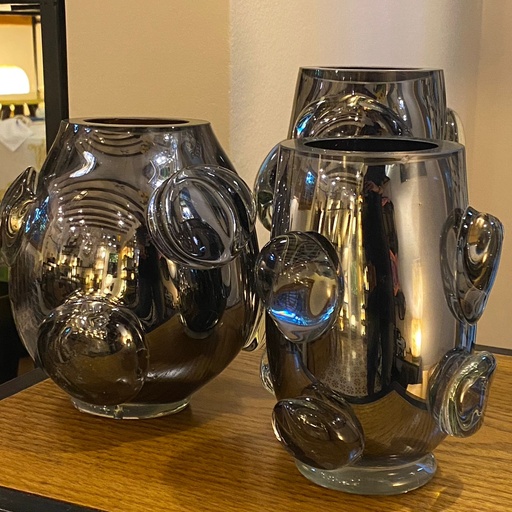 [AGA03014] Polka Dot Small Vase (aw Mirrored)