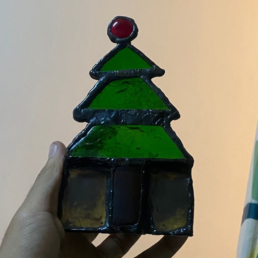 [HGF03011] Christmas Tree Candle Holder