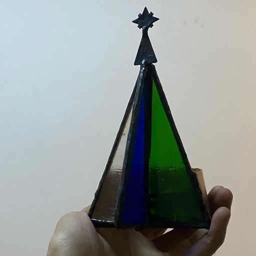 [HGF03013] Triangle Christmas Tree Candle Holder