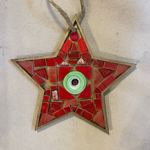 [AMO03021] Xmas Star Mosaic