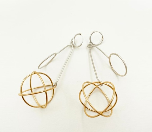 [FFA01087] Orbit Swing Earrings