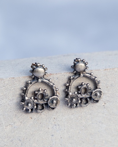[BJE01003] E3 Dome earrings
