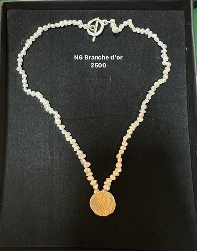 [BJE01025] N6 Branche D'or Necklace