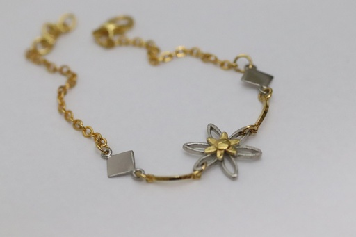 [NJE01028] the empty seed flower  centre piece platinum and gold