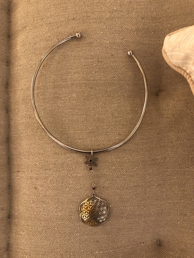 [NJE01043] The Yinyang Dome Necklace