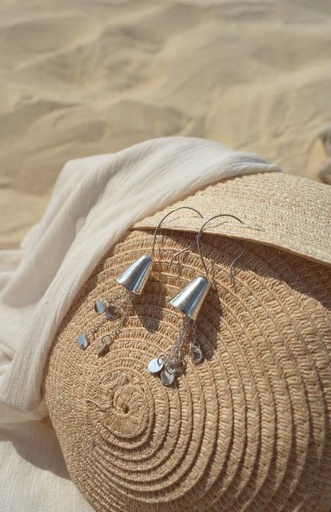 [FFA01001] Bell Chain Earrings