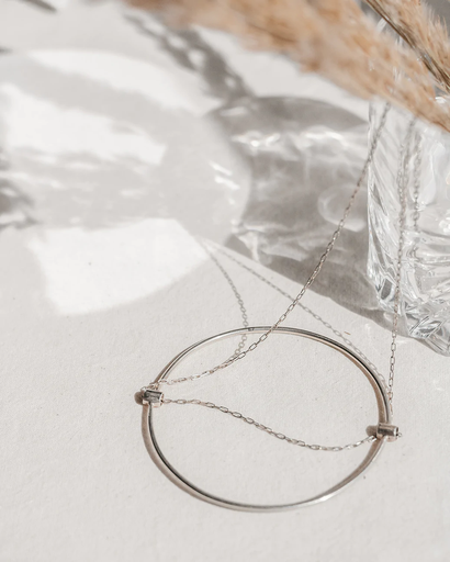 [FFA01005] Adjustable Circle Necklace