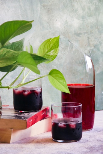 [KEN03010] Plain Glass Set (Set of 4 Glasses 250 ml & a Jug)