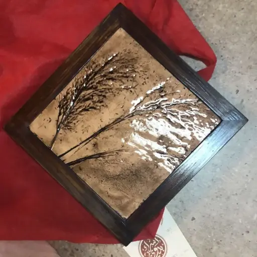 [EBC05013] Clay blooms wall panel