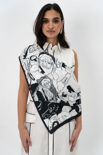 [SOA06064] Land owner & the key (Satin-Silk) (Square)