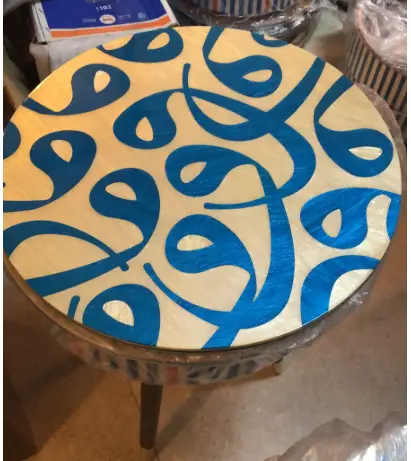 [RFE07059] Calligraphy Table (Blue) 