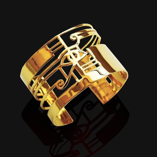 [SPJ0100201] Eye Of Horus Cuff Bracelet
