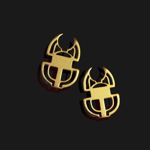 [SPJ01005] Scarab Earrings