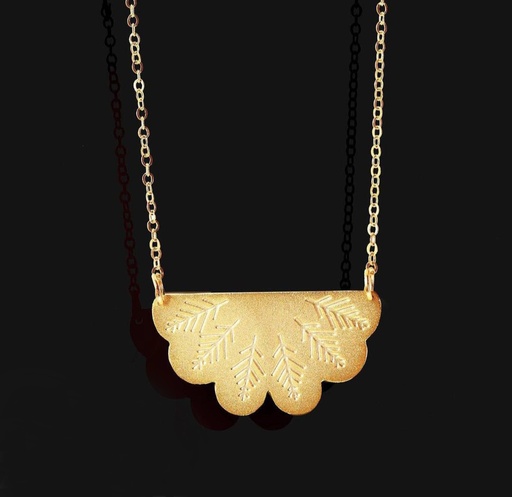 [SPJ01011] Egyptain Fan Necklace