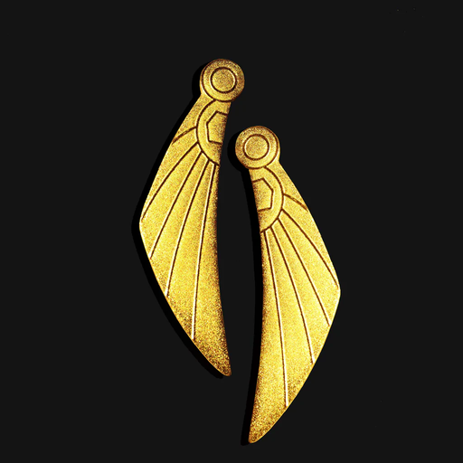 [SPJ01020] Wings Of Horus Earrings