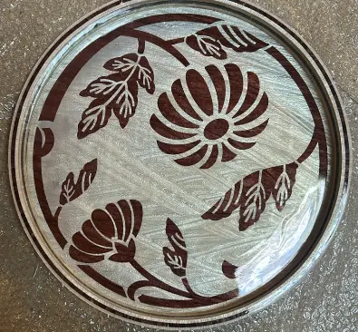 [ALK03046] ALK-Brown Leaves Tray