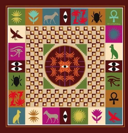 [STY06139] Ancient Symbols Bandana 