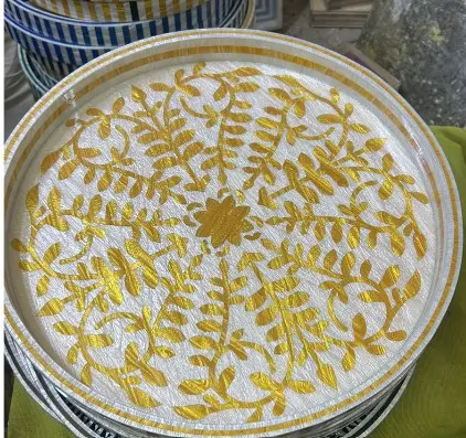 [ALK03060] ALK-Shami Tray (Yellow In White)