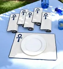 [1652] Ankh Placemats – Set of 6