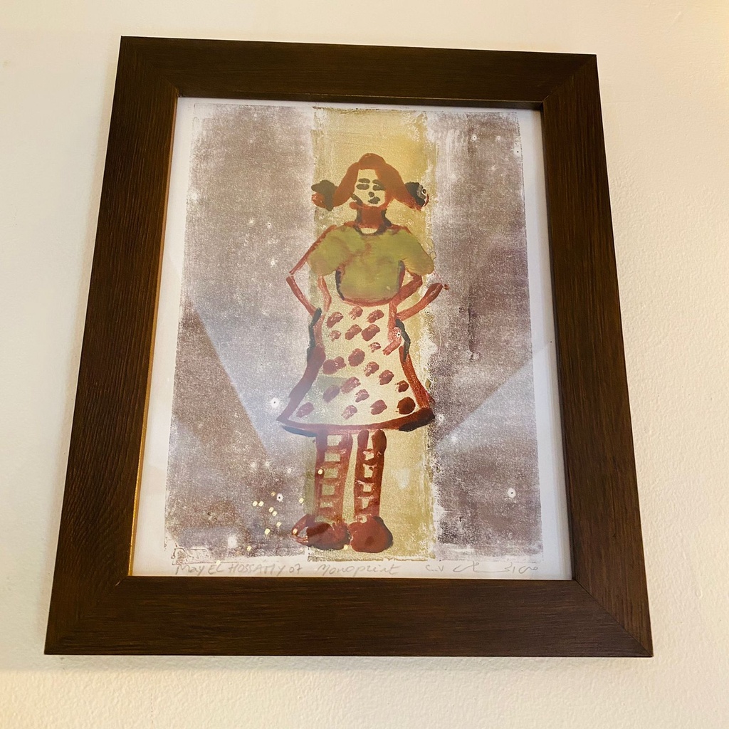 Girl Monoprint