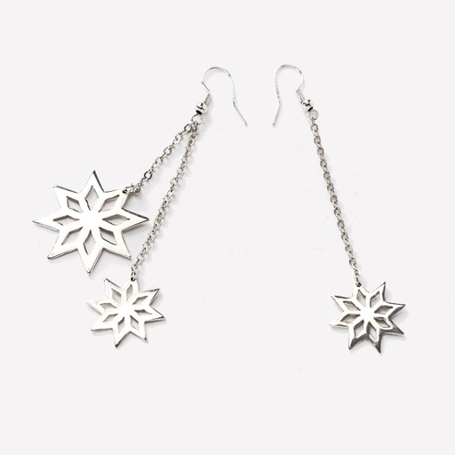 [MIS01084] Soutra: Three Stars  Earrings