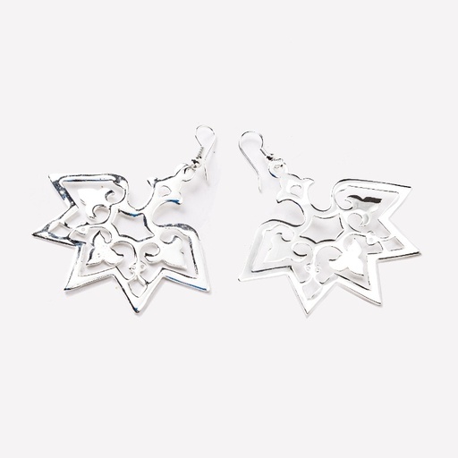Gulshani domea floral pattern earrings 