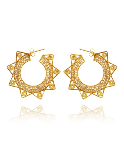Filigree Sun Rays Earrings