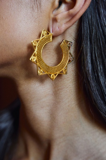 Filigree Sun Rays Earrings