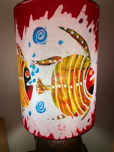 [EGB03002] Hanging Batik Lamp
