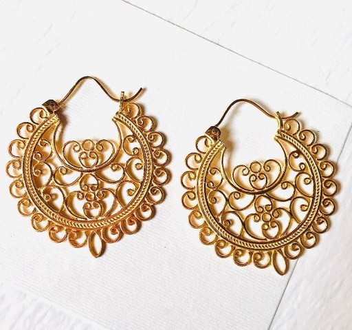Filigree Go East Earrings
