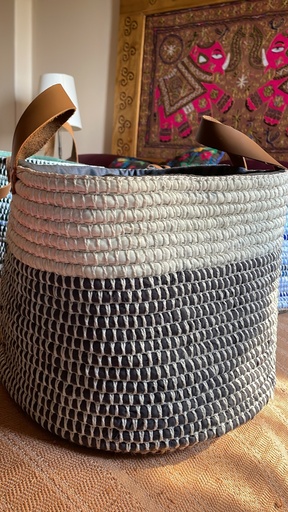 [KEN02013] (OFFA) Big Floor Basket with handles (37 cm)