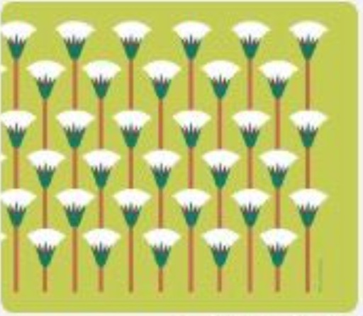 [STY06014] Lotus Pattern Green Bandana