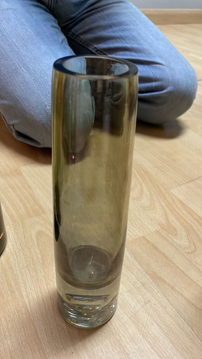 [ALK03017] Gray Tube Vase